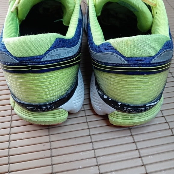 Saucony Triumph ISO Series S20262-1 Mens Athletic Running Shoes blue Size 12.  5 - Picture 6 of 10